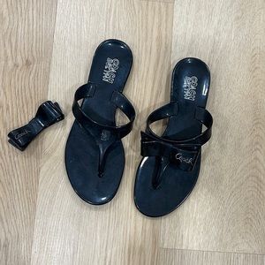 Coach jelly bow sandals